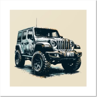 Jeep Wrangler Posters and Art